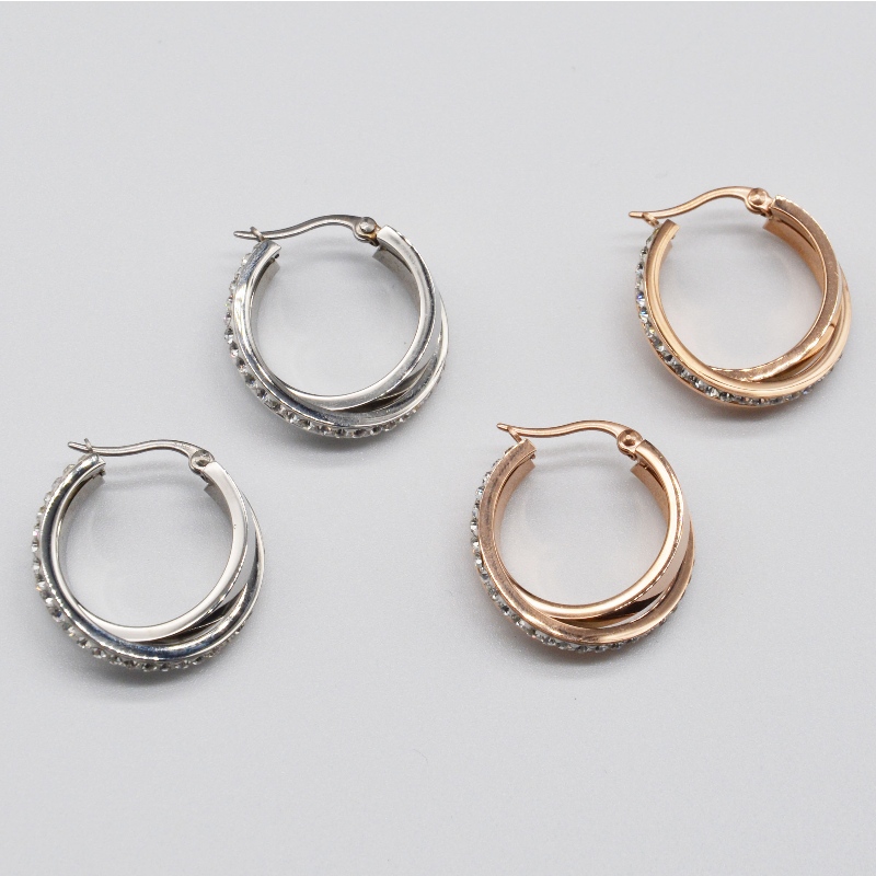 Rozsdamentes acél, kör alakú, ragadós kő Fülberrő rfber029