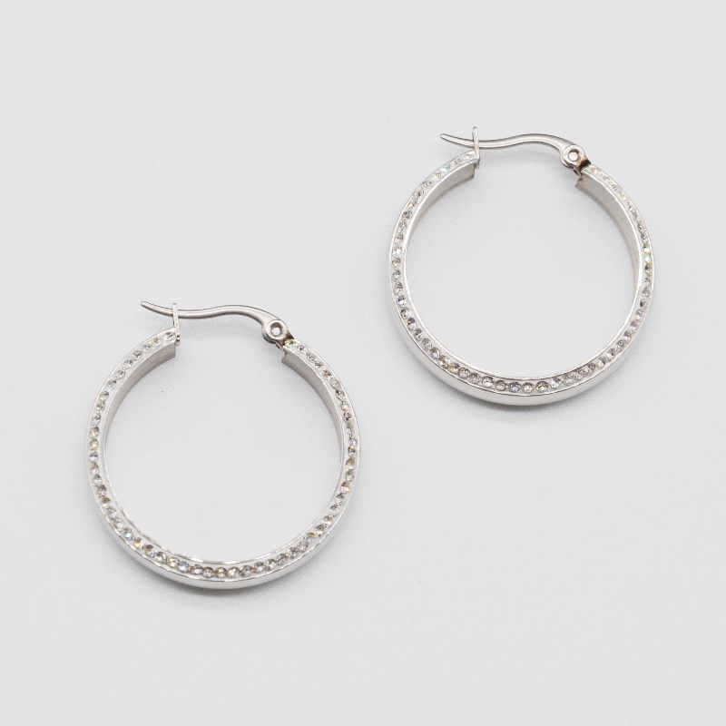 Rozsdamentes acél, gömbölyű ragadós kő Fülberrő rfber0020