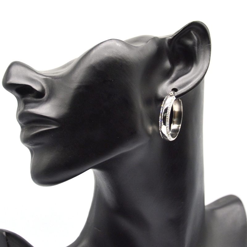 Rozsdamentes acél, gömbölyű ragadós kő Fülberrő rfber0020