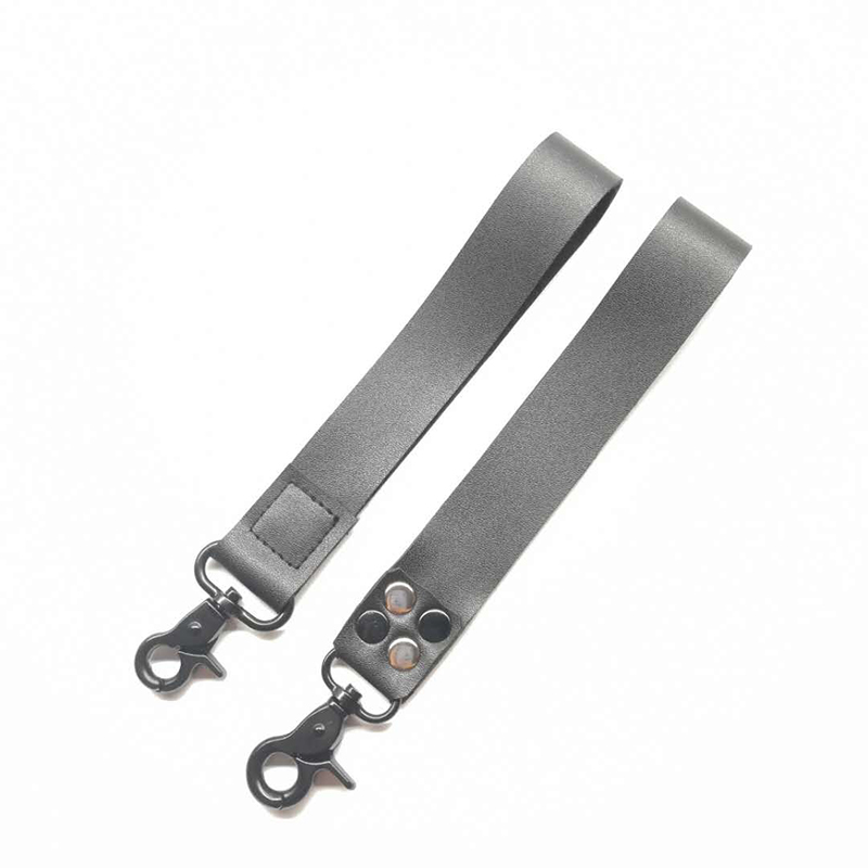 Gyári igényeknek megfelelő nagykereskedelmi bőrkantár rövid kézkötél kulcstartó testreszabott