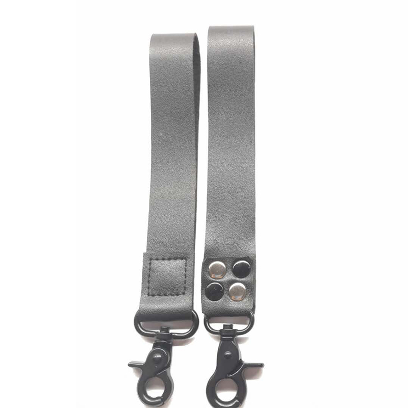 Gyári igényeknek megfelelő nagykereskedelmi bőrkantár rövid kézkötél kulcstartó testreszabott