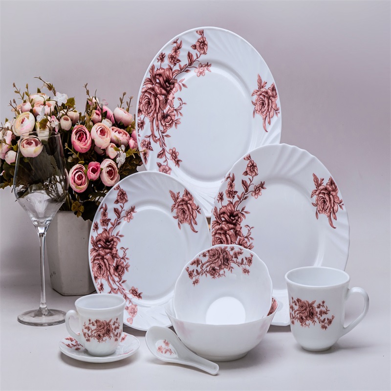 58B &opál üveg asztali készlet