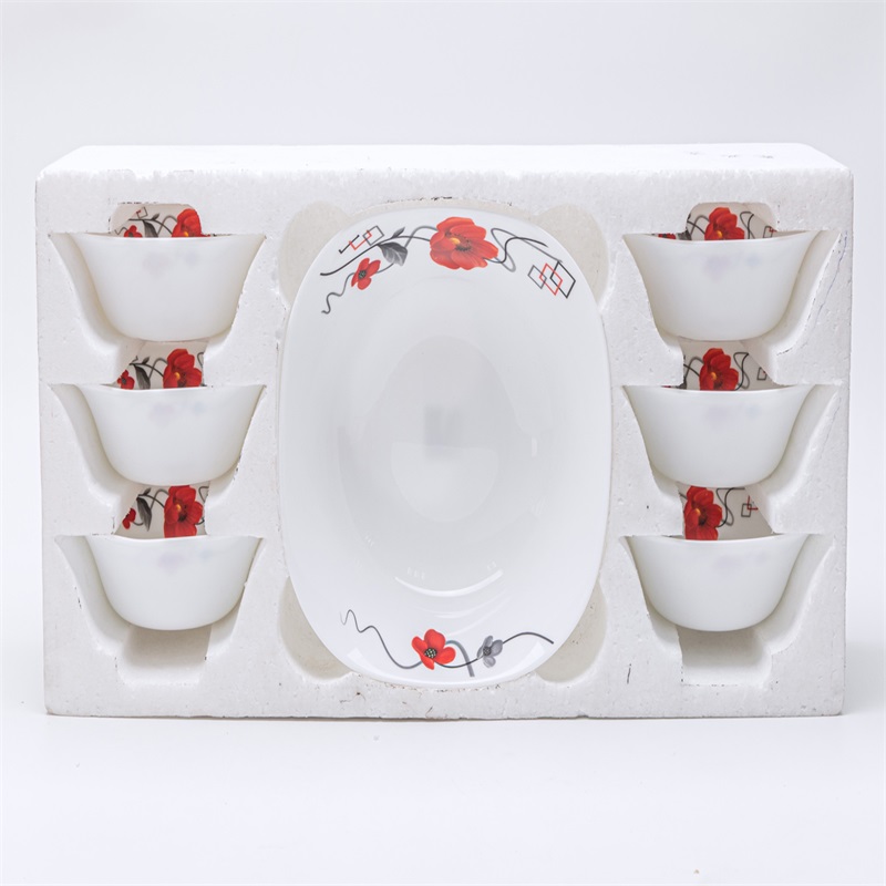 7F &Dinner Set Heat Resistant Opal Glassware