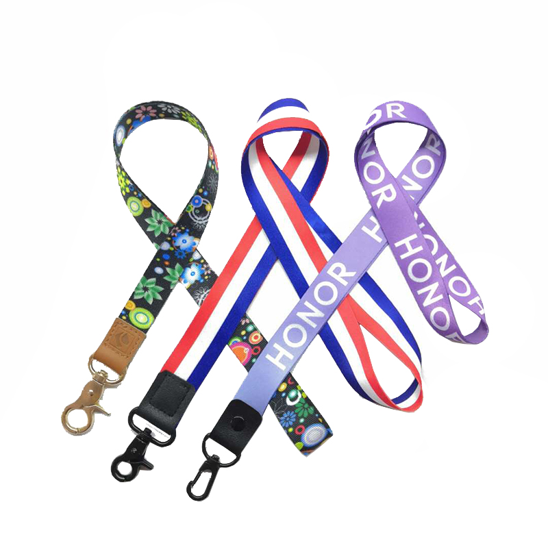 Factory közvetlen értékesítés testre szabott Lanyard nagykereskedelmi poliészter lanyard bőr lanyard PU bőr lanyard butik high grade lanyard testre szabott logó