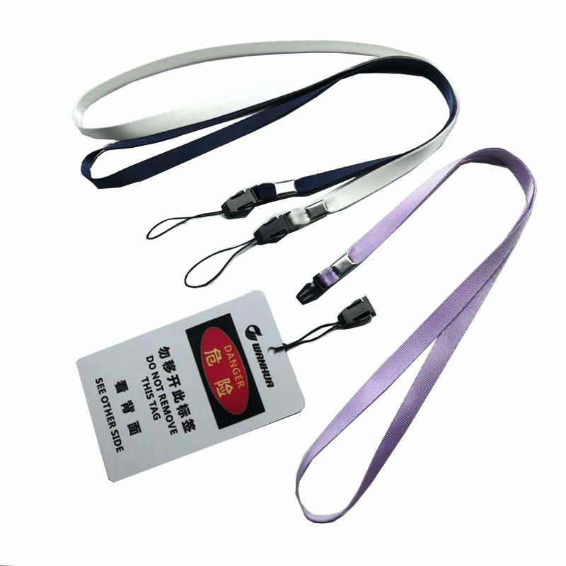 Factory közvetlen értékesítés neylon Lanyard Mobile Phone Lanyard tanúsítvány Lanyard gyári védjegy nem mágneses lanyard nagykereskedelmi átalakított logó