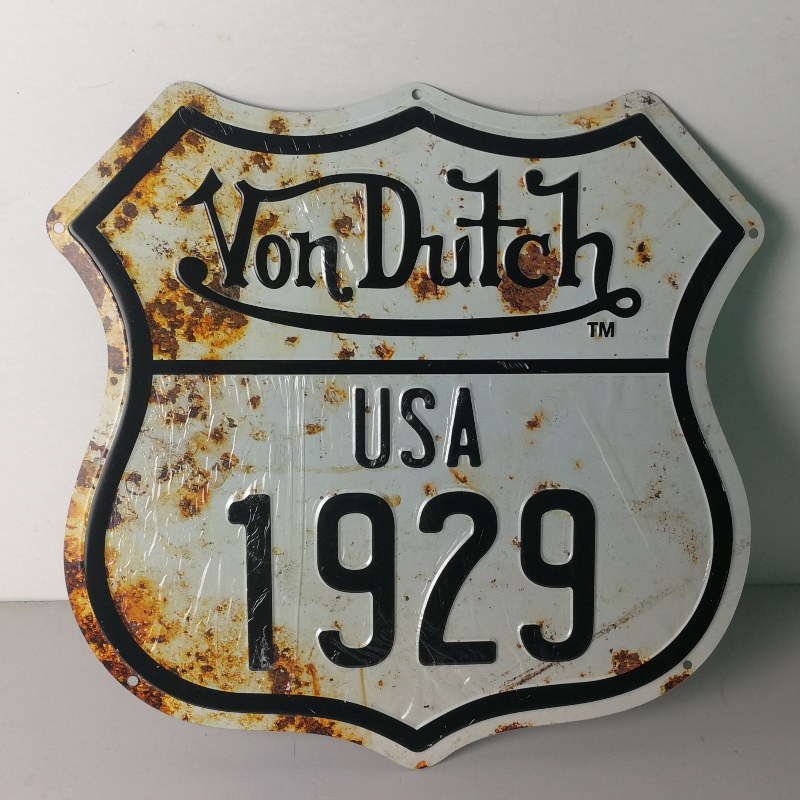 Vintage dombornyomott fém ónjelek a kocsmák lakberendezési vagy figyelmeztető tábláira Retro ónjelek Vintage dekoratív lemezek fém fali művészet