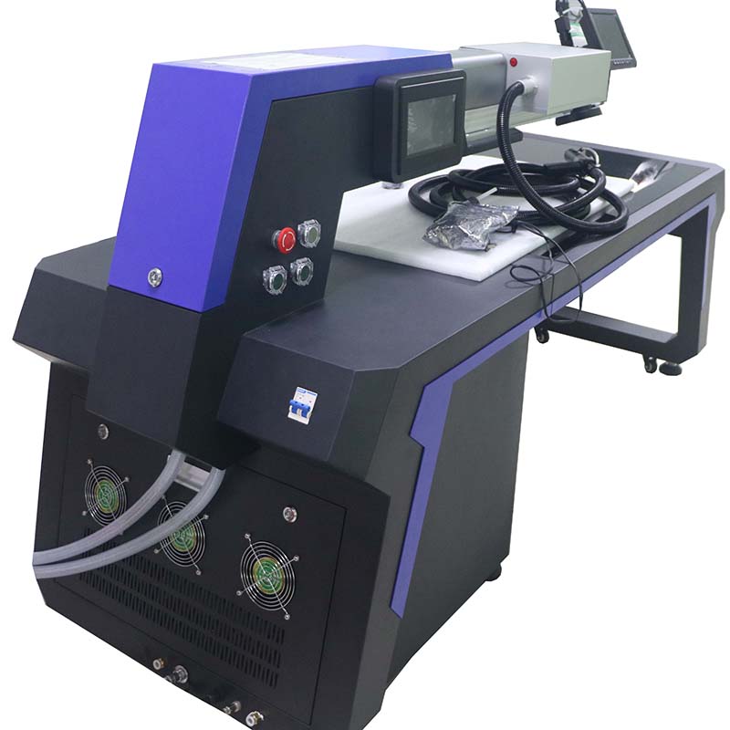 Rozsdamentes acél horganyzott acéllemez kültéri LED hirdetések Jelek Reklám Kézi YAG csatorna levél lézeres hegesztőgép