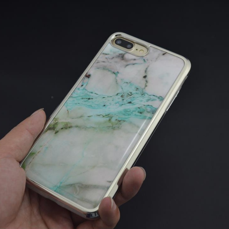 PC-elektrolemezes kétszintes iphone a Plus Marble, drop-gel case iphone EX gyári átalakítás