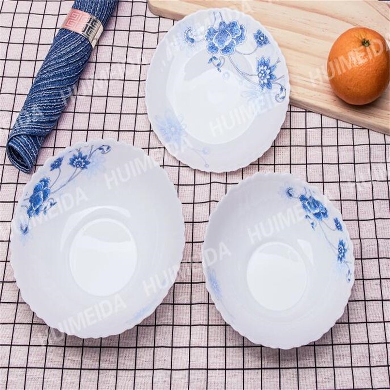 opál üveg üvegedények, étkészlet –TW tál +Hő-ellenálló Opal Glassware