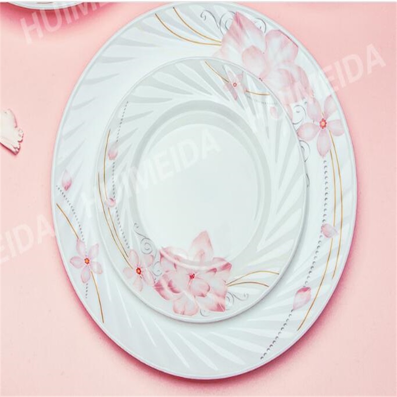 opálüvegből készült vacsorakészlet - HP Lapos lemez