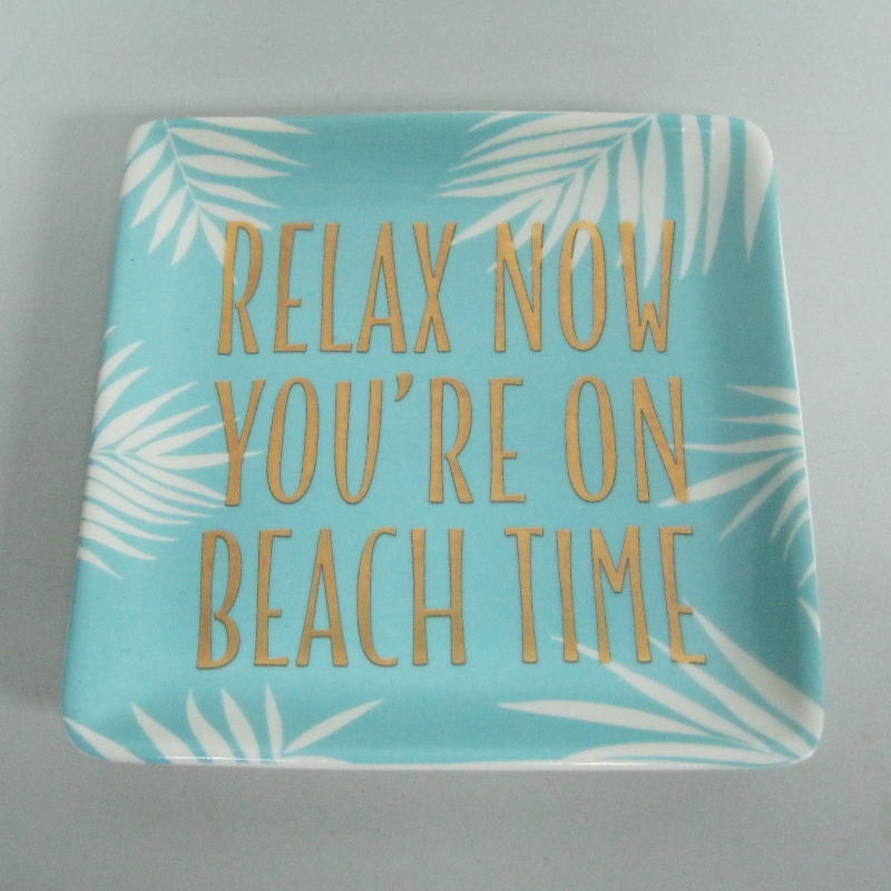 Fashion Promotional Ceramic Dinner Plate Dekorációs Plate 4.5 x4.5