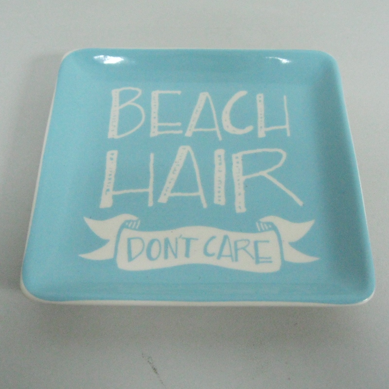 Fashion Promotional Ceramic Dinner Plate Dekorációs Plate 4.5 x4.5