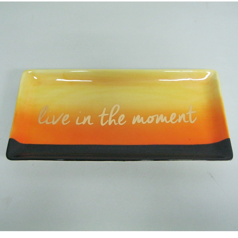 Ceramic Food Service Plate Derection Plate 4.5”x9