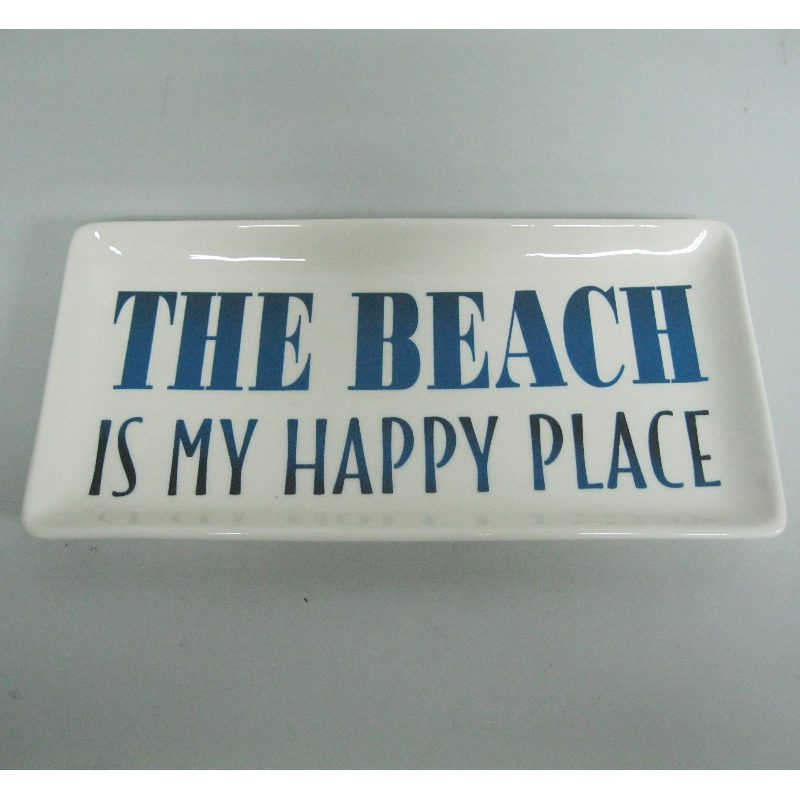 Ceramic Food Service Plate Derection Plate 4.5”x9