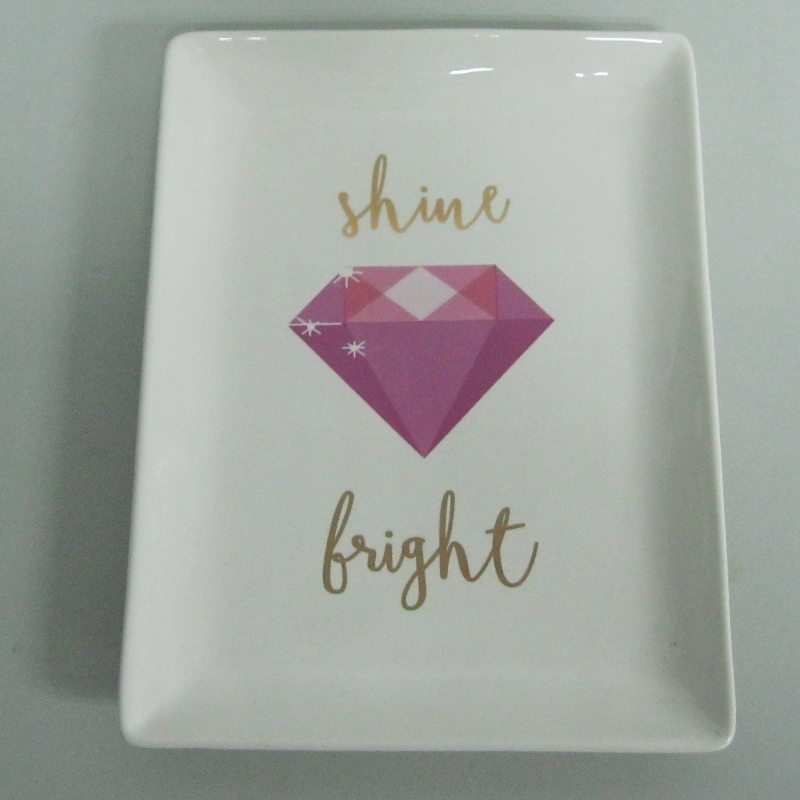 Kerámia élelmiszer-szolgáltató tányér eltávolítási rendszám Dinner Coffee Plate