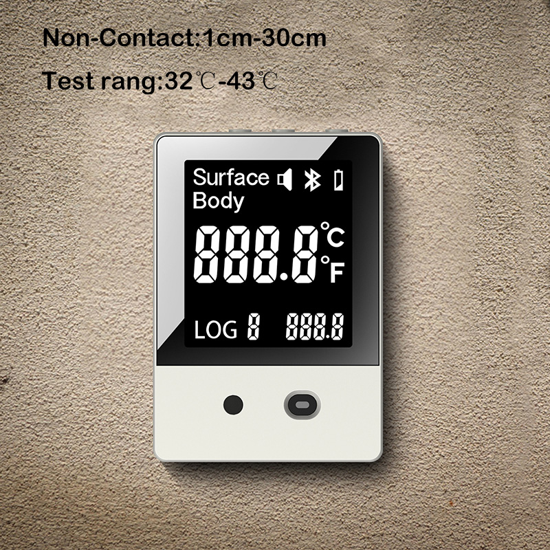 Intelligens hőmérsékletmérő-szkenner nyolc nyelven sugárzott