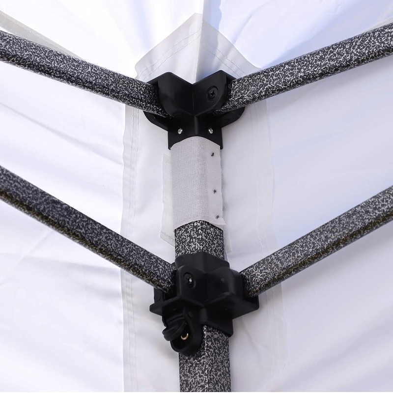 10'x15 '-es összecsukható baldachinos sátor hordtáskával, azonnali kereskedelmi party baldachinos nappali menedék állítható magassággal