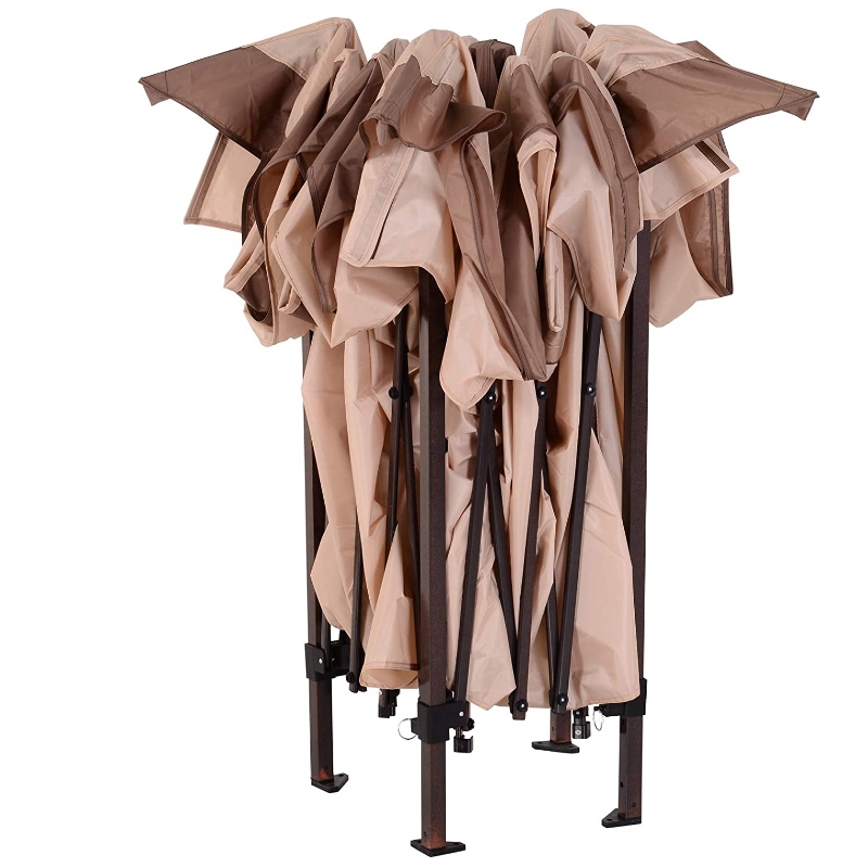 Az Outdoor 2-Tier Top Folding Portable Pop Up Gazebo Zippered Nettinggel