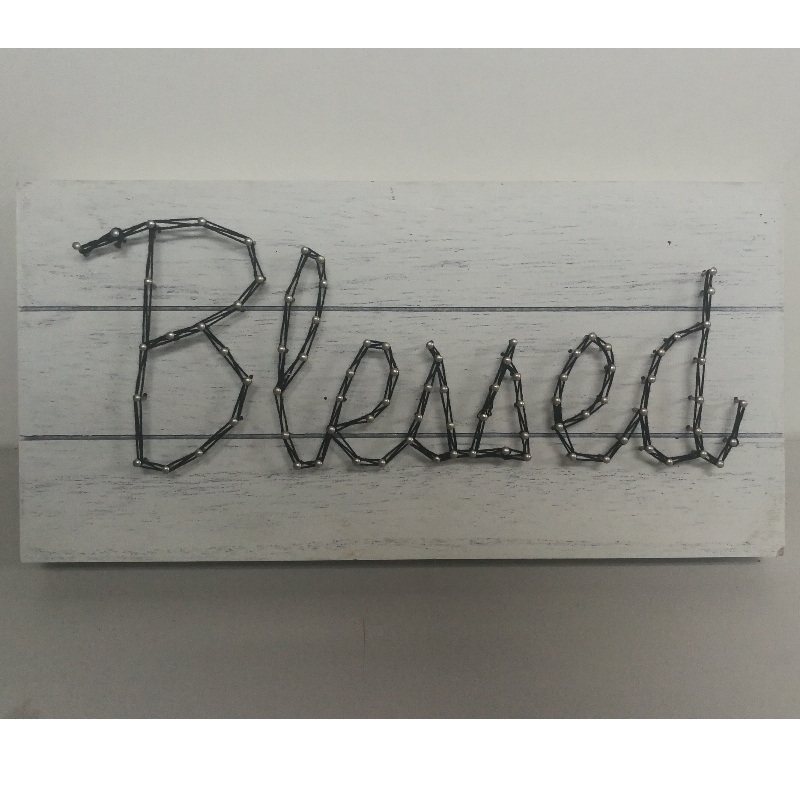 Levelek Rúdszelence kézi készítésű körömpántos falból készült műalkotások, Kit Wood Jelzés 30x15CM