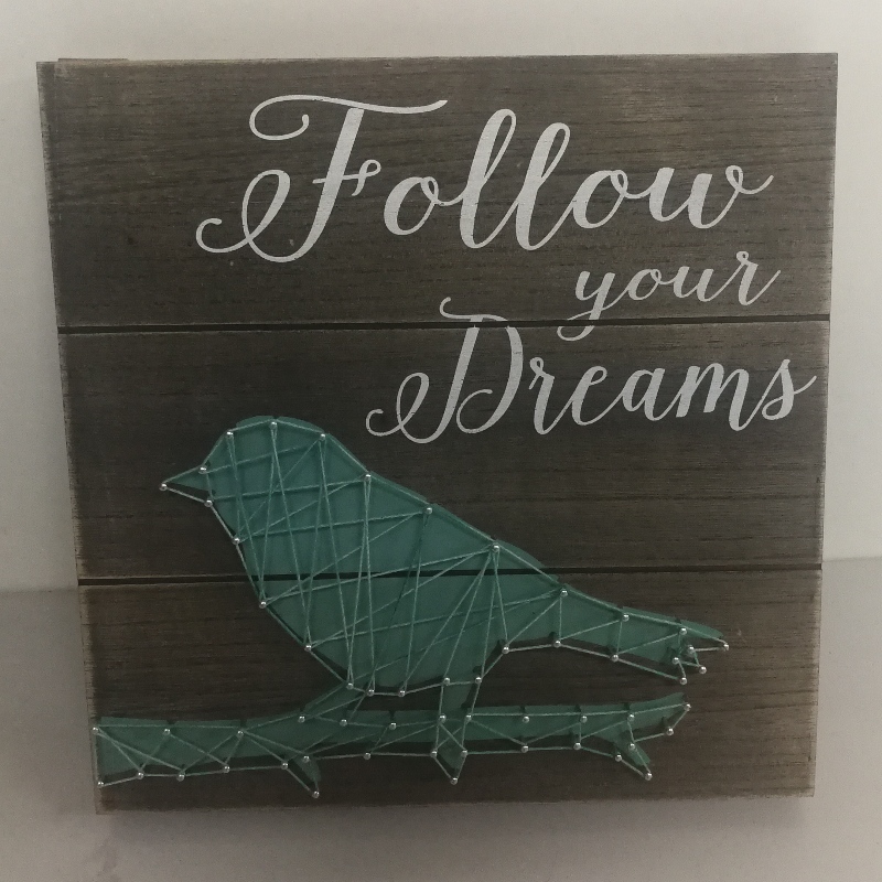 Fasdoboz kézi készítésű vonósávfal Művészet Kit Woodjel 28x35CM