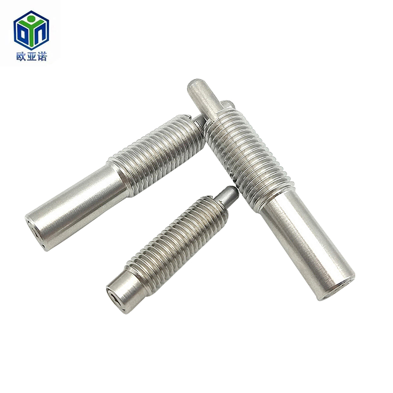 Rozsdamentes acélból készült precíziós rugós dugattyú fogakkal