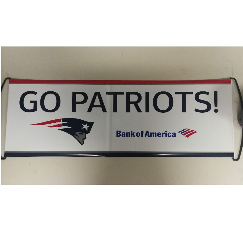 Egyedi logo Kézi Held Roller Banner- Patriots 24x68CM