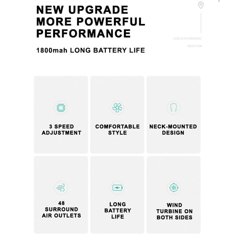 Hordozható, Leafless ventilátor