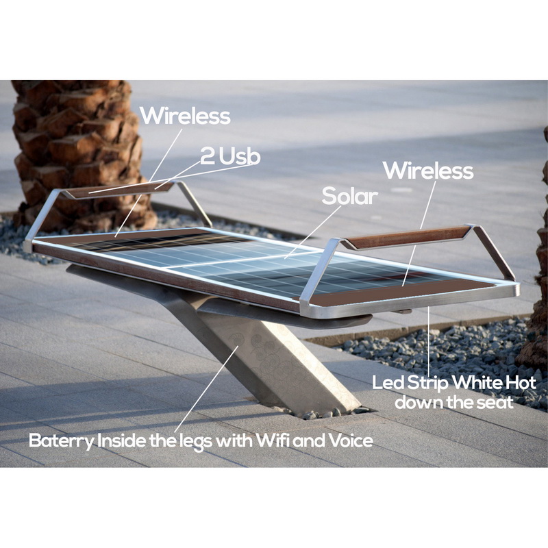 Top Quality Best Price Fast Delivery Solar Charking Benches