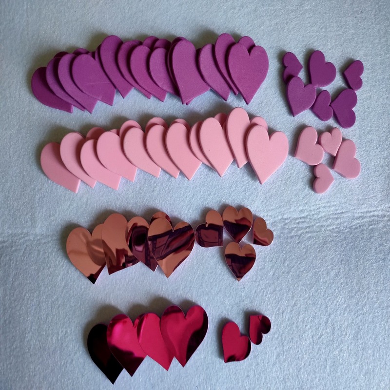 EVA szív EVA csillagok