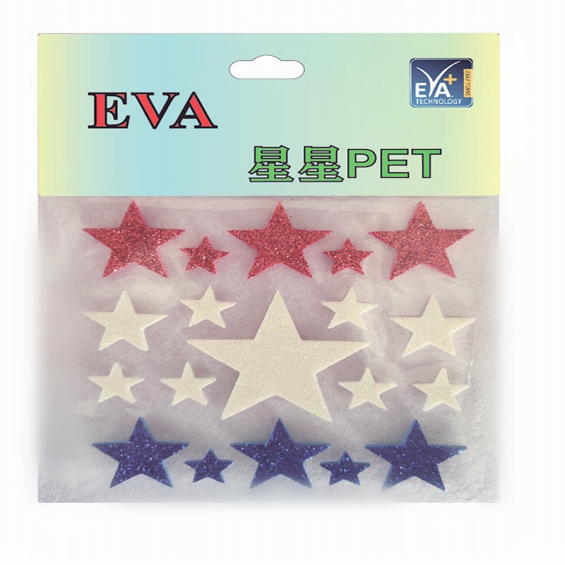 Habsztárok PET Foam matricák PET Foam Glitters PET