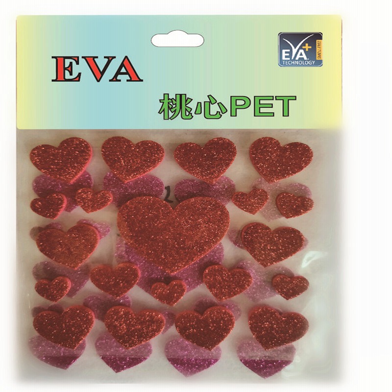 PET Foam Glitters PET Foam Hearts PET
