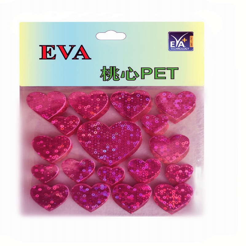 PET Foam Glitters PET Foam Hearts PET