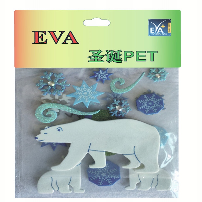 Foam Xmas PET Foam Glitter PET Foam forma PET