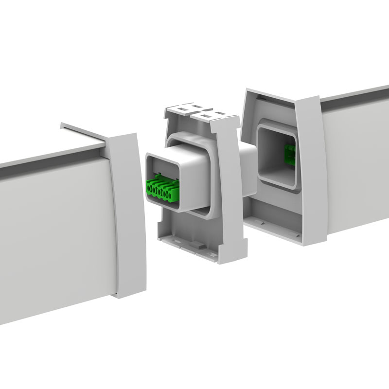 DALI tompítható professzionális kínai gyár nagykereskedelme IP65 vízhatlan, háromszögálló, összekapcsolható LED-es lineáris világítással