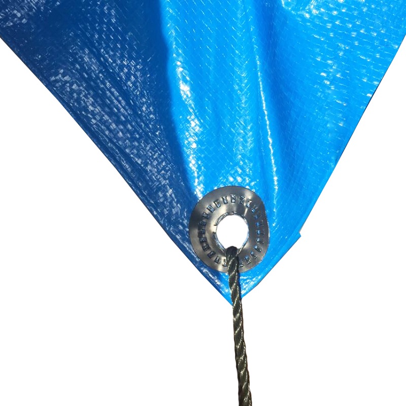 Zöld színű HDPE szövet ponyva LDPE laminált PE ponyvás tehergépkocsi fedél Ponyva
