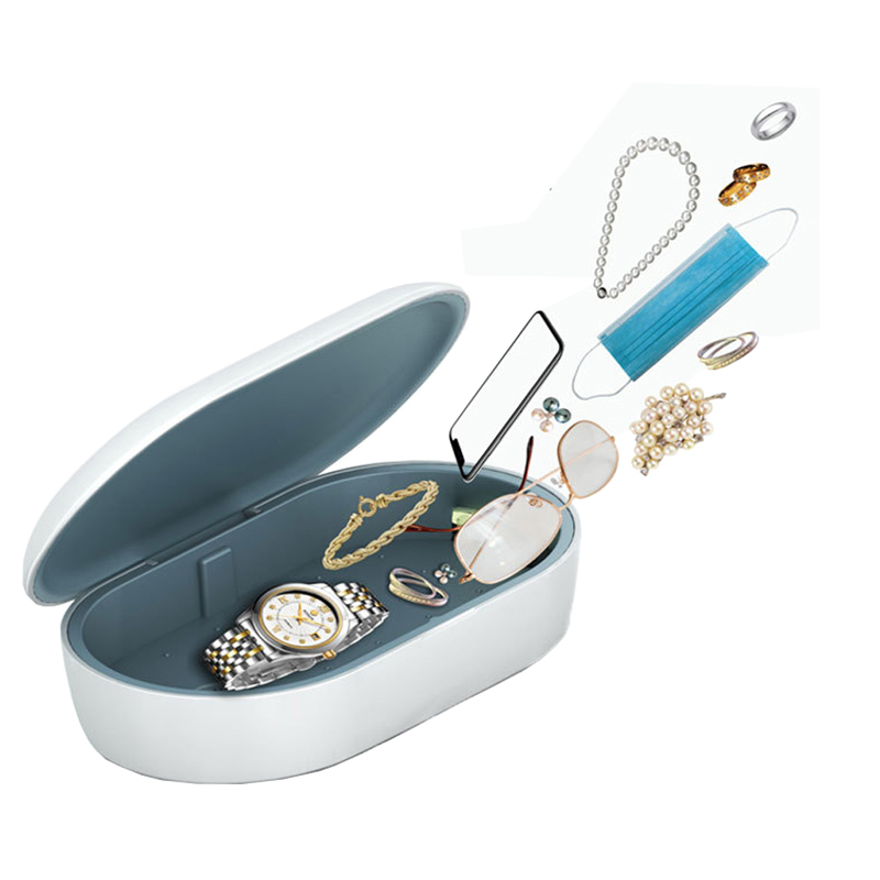 Forró eladás Professzionális alacsonyabb árú vezeték nélküli töltő UV lámpa sterilizáló hordozható UV fertőtlenítő doboz CE ROHS FCC