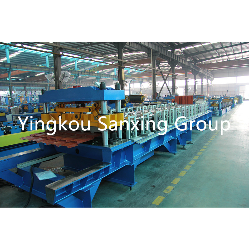 Üvegesített tömb, korrigált Roll Forming Machine