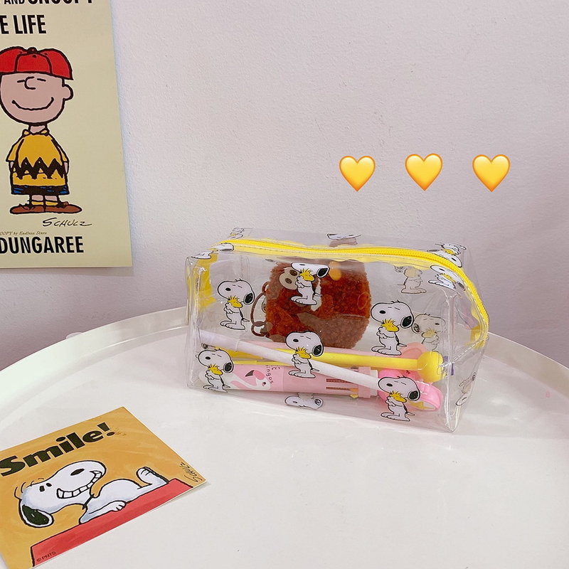 Japán és Dél-Korea átlátszó vízálló smink táska hordozható nőknek szél rajzfilm nagy kapacitású lányok mosás táska gyártók egyedi