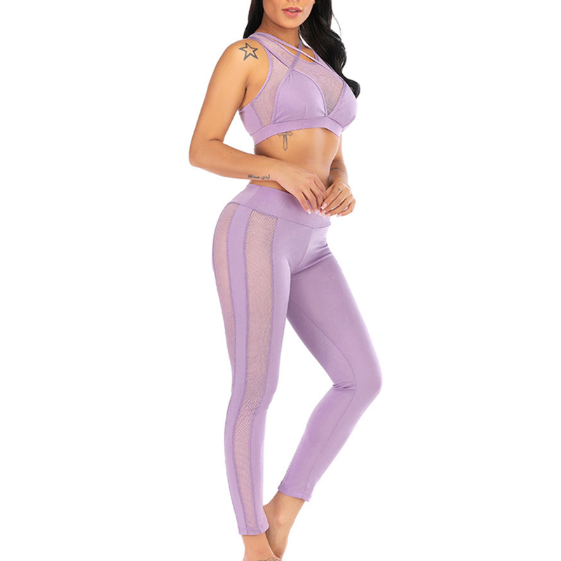 Európa és az Egyesült Államok új, szexi géz öltöny váll keresztjóga öltöny a nők fitnesz