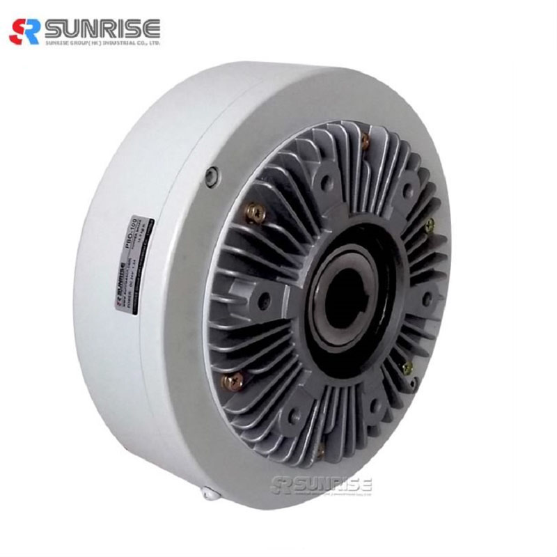 SUNRISE nagynyomatékú mágneses porfék és tengelykapcsoló a PBO-sorozatú hasító- és áttekercselő géphez