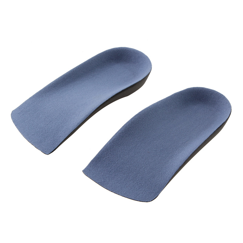 3/4 Hosszúság PU Hard Plastic High Quality Customs Flat Feet Arch Support Ortoppedic Foot Shoe Insoles