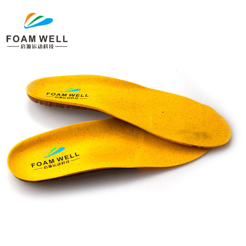 Szakmai rendelésre készített vízálló lábtörlő, Cork Arch Heal Support Shoes talpbetét