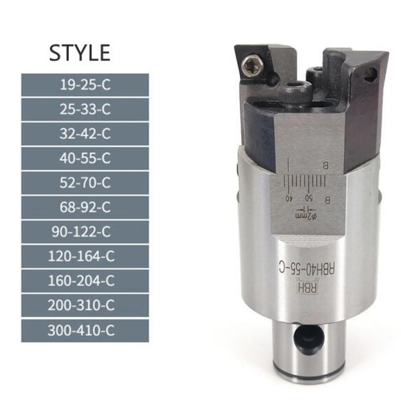 Durva unalmas sorozat: RBH19-25mm nt40 fúrófejű univerzális fúrófej és szemben lévő fej mély lyukú fúrófej