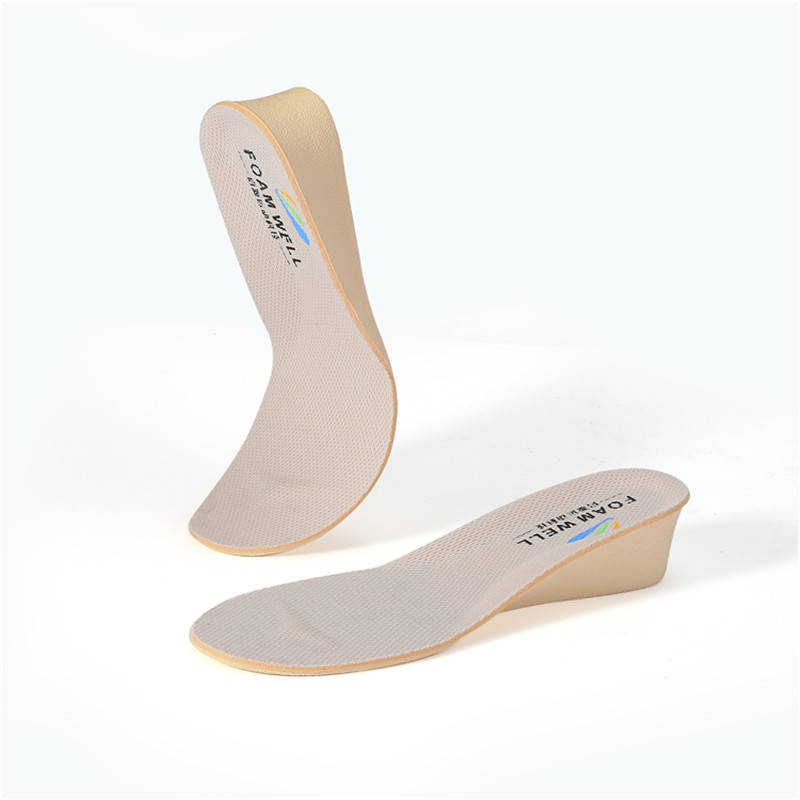 High Quality 5D Memory Foam PU GEL Cushion Shoe Livator Comfort Láthatatlan Plastical Height increamered Insoles