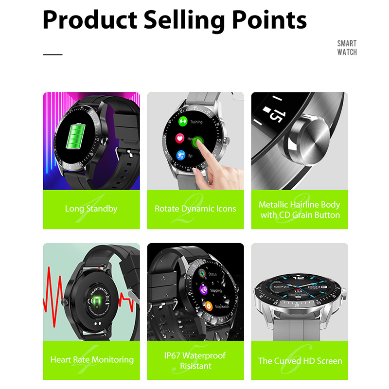 Muliti-funkcionális intelligens óra S11 Zinc-Alloy anyag