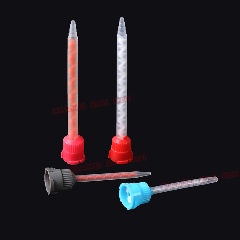 Statikus keverőcső AB gumi csővel töltő ragasztóvíz keverő ragasztóval keverő statikus keverő fúvóka 101 keverőcső 223mm