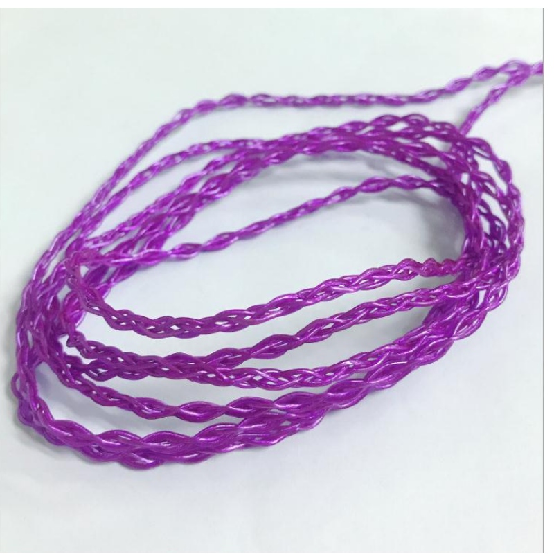 Egyedi lila ezüst fülhallgató huzal