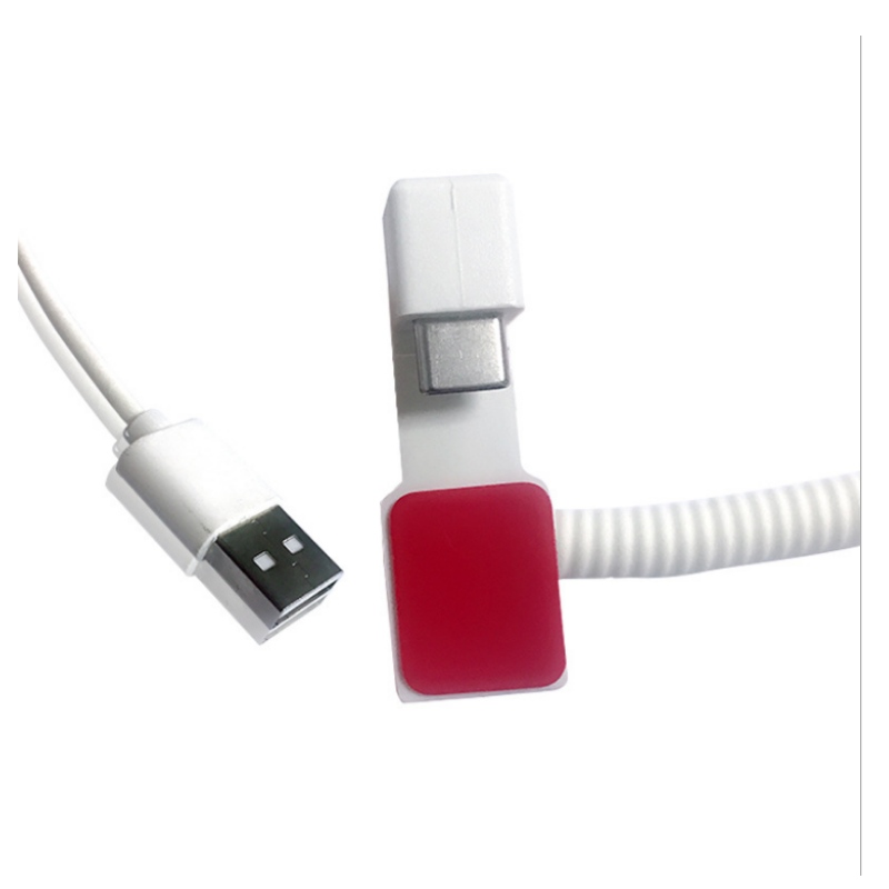 Business hall spéci mobiltelefon-riasztó lopás töltőkábel Típus-C Android egyetlen termék kijelző kinyújtó rugós drót