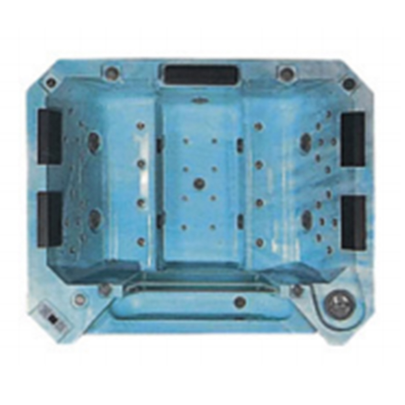 4-es személy, kültéri fürdőfürdő, fürdőfürdő, szexi masszázs, gumibot elrendezés, akril sarki fürdő