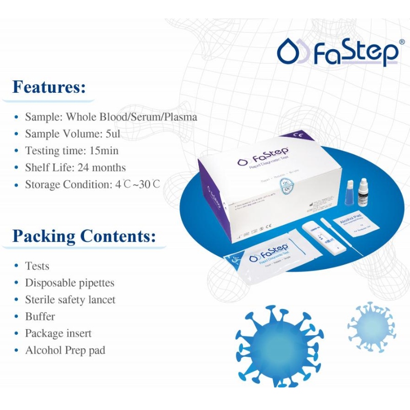 COVID-19 IgGIgM gyorsteszt eszköz